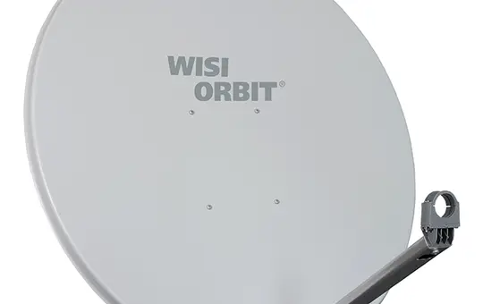 WISI 75675 Parabol-Offset-Antenne lichtgrau | 100 cm