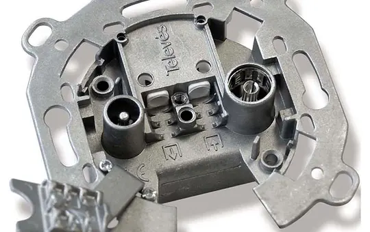 TELEVES UE2400ST Antennendose 2-fach, TV, Stich