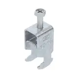 OBO BETTERMANN 1186009 Stahl-Bügelschelle verzinkt 1-fach, Metalldruckwanne, H-Fuß | 12-16 mm