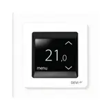 DEVI 140F1064 Touch Thermostat für elektro-Fußbodenheizung | polarweiß