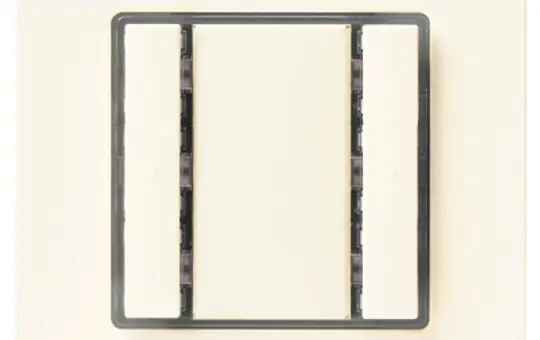 SIEMENS 5WG12212DB12 KNX-Tastsensor delta i-system 1-fach | titanweiß