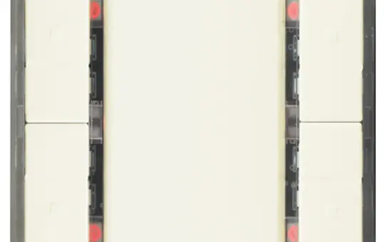 SIEMENS 5WG12222DB13 KNX-Tastsensor mit LED delta i-system 2-fach | titanweiß