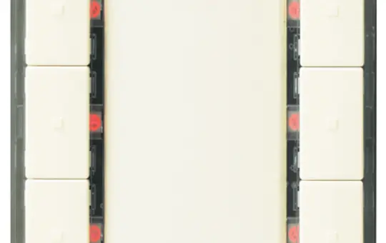 SIEMENS 5WG12232DB13 KNX-Tastsensor mit LED delta i-system 3-fach | titanweiß