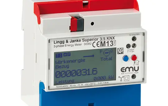 LINGG&JANKE 87774SEC Energiezähler 3-phasig Wandlermessung Superior, secure