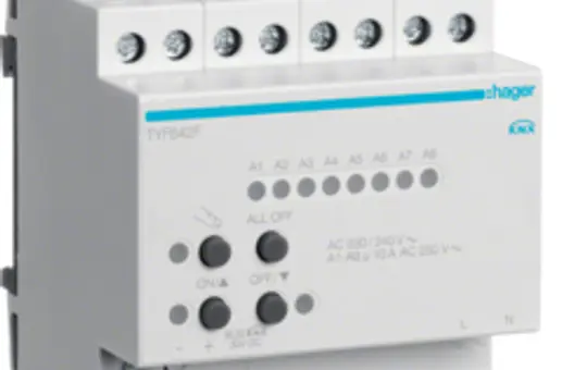 HAGER TYF642F KNX-Fan Coil Aktor 2-fach