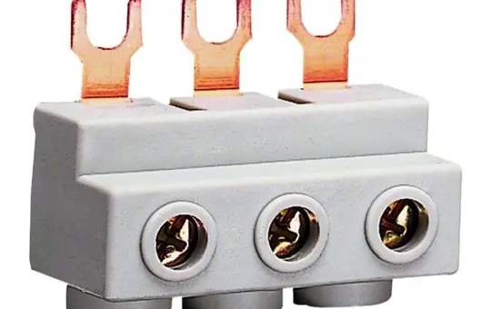 HAGER KF30M Anschlussklemme 3-polig Gabelanschluss | 10 mm²