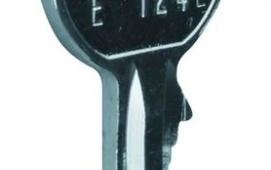 HAGER FZ596 Ersatzschlüssel für Schließung FZ597N