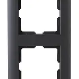 KOPP 402615066 Abdeckrahmen ATHENIS 2-fach | schwarz