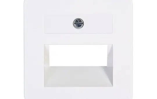 KOPP 343213185 Netzwerkabdeckung EUROPA 2-fach | arktisweiß