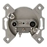 KOPP 923900180 Antennensteckdose TV/RF 2-fach, TV, Durchgang