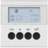 BERKER 85745288 KNX-RF-Zeitschaltuhr quicklink S.1/B.3/B.7 mit Display | polarweiß matt
