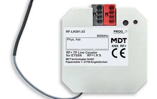 MDT RF-LK001.03 KNX-RF-Medienkoppler Unterputz, v3