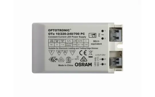 OSRAM 4052899105300 Kompakte Konstantstrom-LED-Treiber 10 W / 700 mA