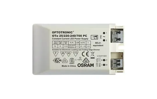 OSRAM 4052899105386 Kompakte Konstantstrom-LED-Treiber 25 W / 700 mA