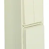 BERKER 47903512 SCHUKO-Aufputzkombination W.1 senkrecht | polarweiß matt