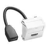 OBO BETTERMANN 6104838 Anschlussdose HDMI Anschluss | reinweiß