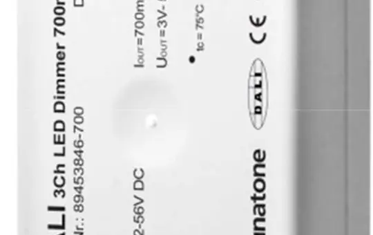 LUNATONE 89453846-700 DALI Converter, Interface 0-10 V, 3-Kanal 700mA