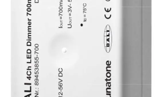 LUNATONE 89453855-700 DALI 4 Kanal CC LED-Dimmer 4 Kanal 700mA