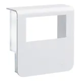 HAGER SL200809329016 Geräteträger-Technikteil Cat. 6a, 2-fach | verkehrsweiß | 20x80 mm