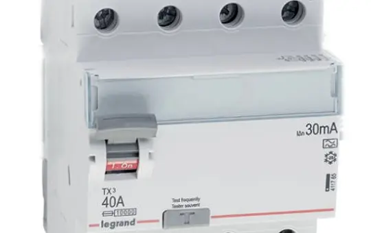 LEGRAND 411765 TX³ FI-Schutzschalter 4-polig 30mA Typ A 40 A