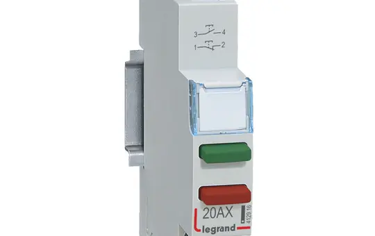 LEGRAND 412916 Drucktaster grüner & roter Druckknopf