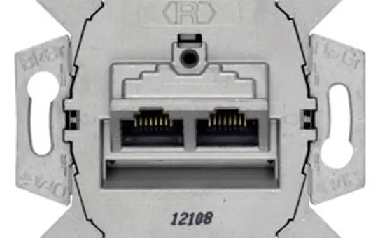 SIEMENS 5TG2026-2 Netzwerkdose Delta Universal 2-fach, Cat. 6e