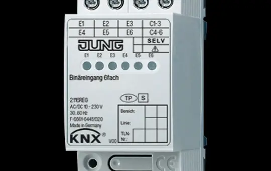 JUNG 2116REG KNX-Binäreingang 6-fach