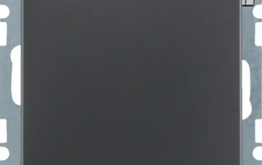 BERKER 75441326 KNX-CO2-Sensor Q.1/Q.3 mit Luftfeuchte- und Temperaturr. | anthrazit samt lackiert