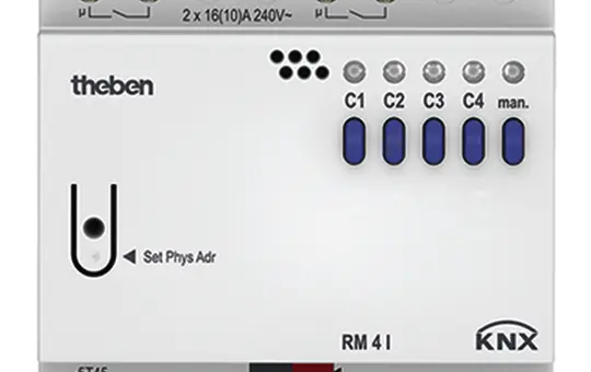 THEBEN RM 4 I KNX-Schaltaktor FIX 4-fach, C-Last