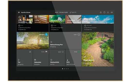 BUSCH-JAEGER ST/U10.3.11-825 KNX-Touchpanel SmartTouch gold/schwarz | 10 Zoll