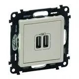 LEGRAND 753212 Valena Life INMATIC Einsatz USB-A, 1,5 A | mandelweiß