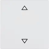 BERKER 85245229 KNX-RF-Jalousie-Taste quicklink Q.1/Q.3 Pfeile | polarweiß samt