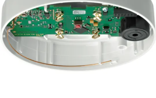 HAGER RFA110D Zubehör für BEKA Druckknopfmelder Meldersockel mit Sirene, ohne Sensorkopf