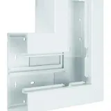HAGER BR6517059016 tehalit Brüstungskanal-Flachwinkel 80 mm, Kunststoff | verkehrsweiß | 65x170 mm