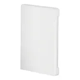 HAGER BR6510069016 tehalit Brüstungskanal-Endstück Kunststoff halogenfrei | verkehrsweiß | 65x100 mm