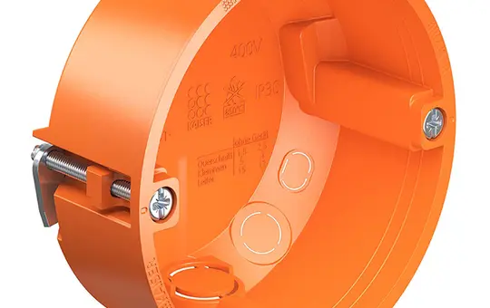 KAISER 9061-01 Hohlwand-Gerätedose O-range für dünne beplankung | 35 mm