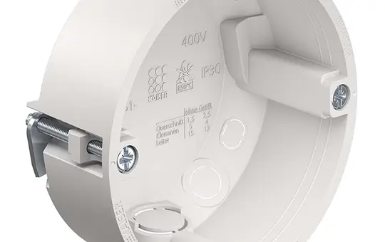 KAISER 9061-78 Hohlwand-Gerätedose O-range für dünne beplankung halogenfrei | 35 mm