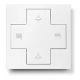 LUNATONE 86459793-Z02 Bedienkreuz für DALI Switch Cross mit Symbolen | weiß