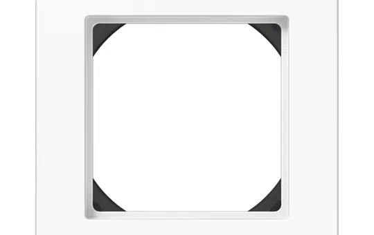 JUNG A5581HBFWW Abdeckrahmen A 550 1-fach, zusätliche Aufbauhöhe | alpinweiß