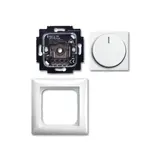 BUSCH-JAEGER 6523UJ-914-102 Drehdimmerset Balance SI RLC, LED, 2-100 W | alpinweiß