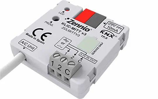 ZENNIO ZCLMITTV3 KNX-Klima-Gateway Mitsubishi Electric V3