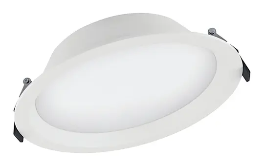 LEDVANCE 4058075091610 LED Downlight mit Aluminiumgehäuse 25W, 2250lm, 100°, IP44, 3000K