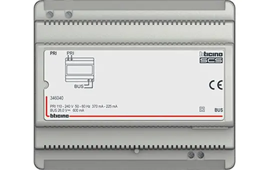 LEGRAND 346040 Netzgerät für Tür-/Videosprechanlage 2-Draht, 230 V AC 0,6 A