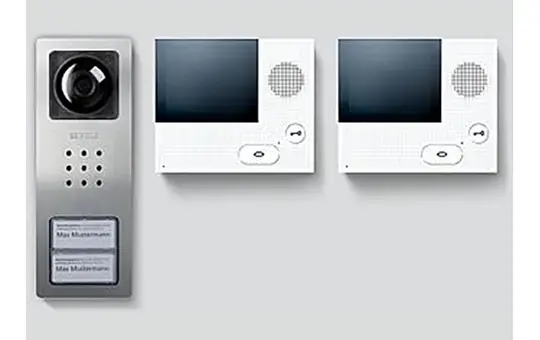 SIEDLE SET CVB 850-2 E/W Basic Audio-Set In-Home-Bus inkl. 2 Video-Innenstation