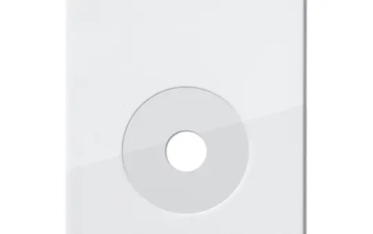 GIRA 106503 Verschluss mit Leitungseinführung Standard | reinweiß glänzend