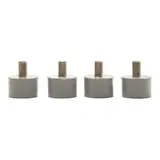LUEBBERING A9010107 4 Gummifüße für Kabelabroller Standard
