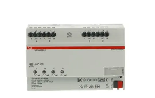 ABB UD/S4.315.2.1 KNX-Dimmaktor 230 V 4-fach, 4x315 W