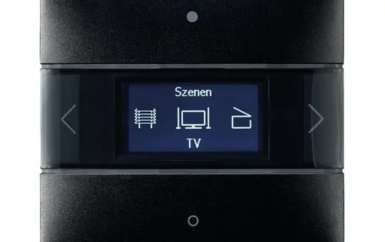 THEBEN iON 108 KNX BK KNX-Tastsensor iON 4-fach, RTR, Display | schwarz