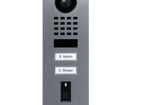 DOORBIRD D1102FV IP-Video-Türstation UP (423872295) 2-fach, Fingerprint 50 | edelstahl V2A gebürstet