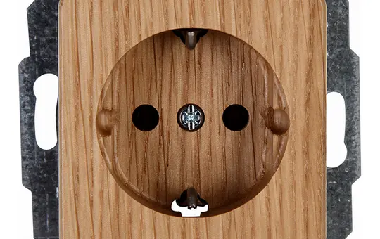 KOPP 914830003 SCHUKO-Steckdose HK02 Standard | eiche